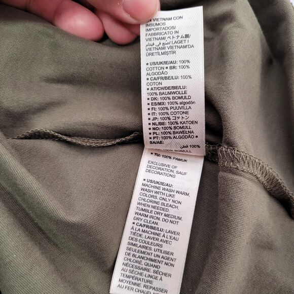 Good Threads Men’s Casual Short Sleeve Crew Neck T-Shirt Green Olive X-Large - Picture 7 of 9